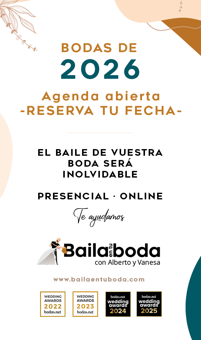 coreografía de baile de novios para bodas de 2026, reserva tu dia con Baila en tu boda